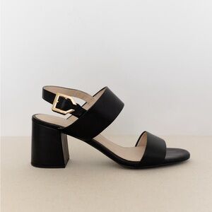 Cole Haan Size 10 Avani City Sandal Black Leather